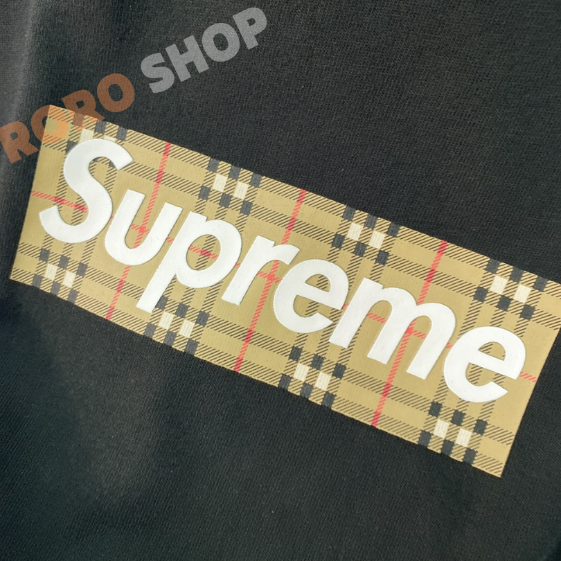 【Supreme x Burberry】 22SS 슈프림 x 버버리 박스 로고 반팔